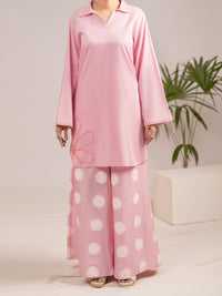 Pink Lawn 2Pc Stitched - AL-LKS-1109