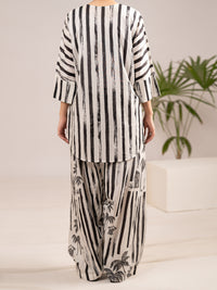 Black & White Lawn 2Pc Stitched - AL-2PS-LKS-1111