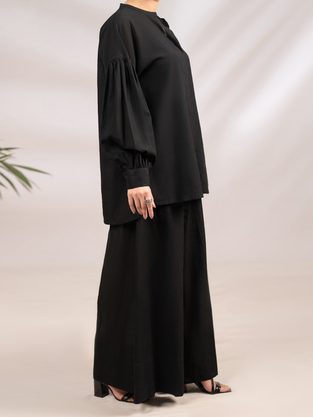 Black Cross-Hatch 2Pc Stitched - AL-2PS-LKS-1126