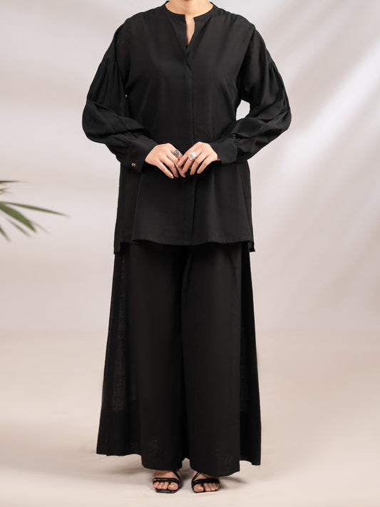 Black Cross-Hatch 2Pc Stitched - AL-2PS-LKS-1126