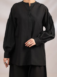 Black Cross-Hatch 2Pc Stitched - AL-2PS-LKS-1126