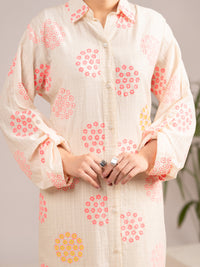Off White Crosshatch 2Pc Stitched - AL-2PS-LKS-1146