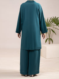 Green Cross-Hatch 2Pc Stitched - AL-2PS-LKS-1130
