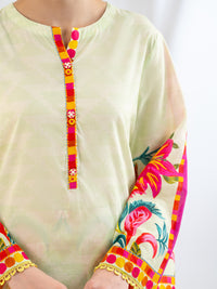 Beige Lawn 2Pc Stitched - AL-2PS-LKS-1113