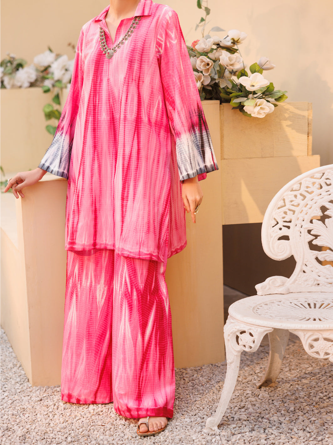 Pink Lawn Stitched 2Pc - AL-2PS-LKS-1115