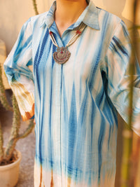 Blue Lawn Stitched 2Pc - AL-2PS-LKS-1116