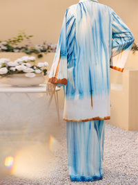 Blue Lawn Stitched 2Pc - AL-2PS-LKS-1116