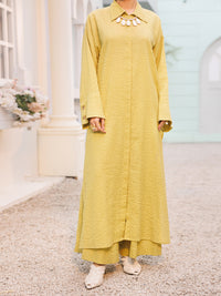 Green Seersucker 2Pc Stitched - AL-2PS-LKS-1124