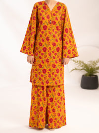 Rust Seersucker 2Pc Stitched - AL-2PS-LKS-1133B