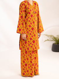 Rust Seersucker 2Pc Stitched - AL-2PS-LKS-1133B