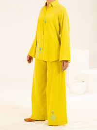 Lime Seersucker 2Pc Stitched - AL-LKS-1136