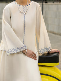 White Lawn Stitched 2Pc - AL-2PS-LKS-1143A