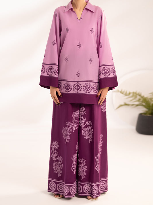 Purple Lawn Stitched 2Pc - AL-2PS-LKS-1144