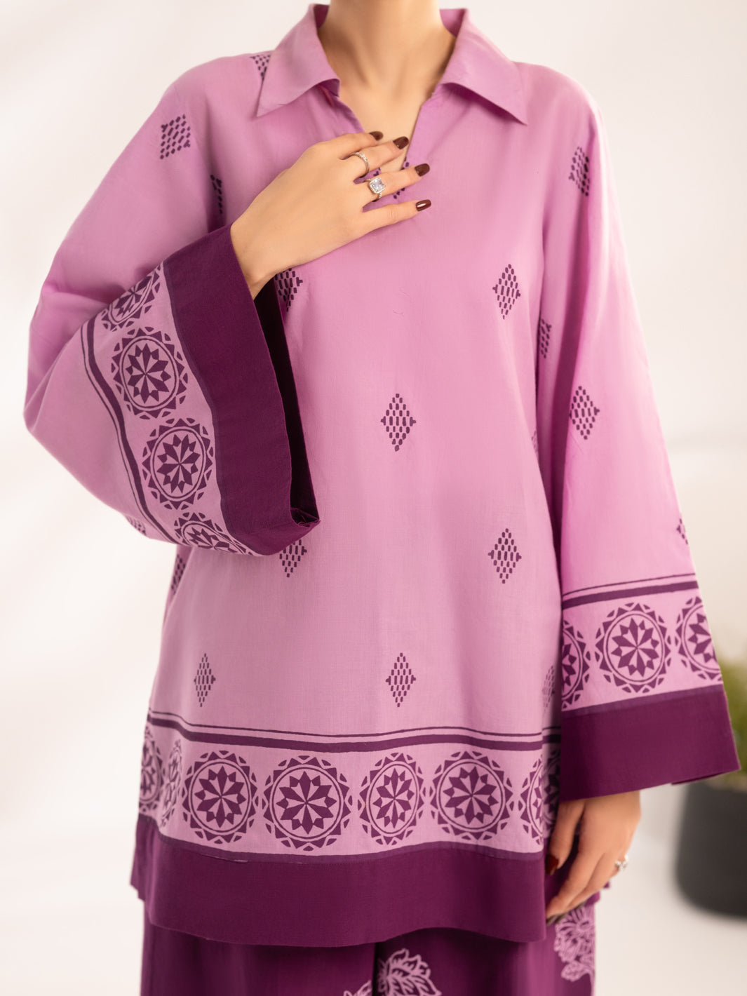 Purple Lawn Stitched 2Pc - AL-2PS-LKS-1144