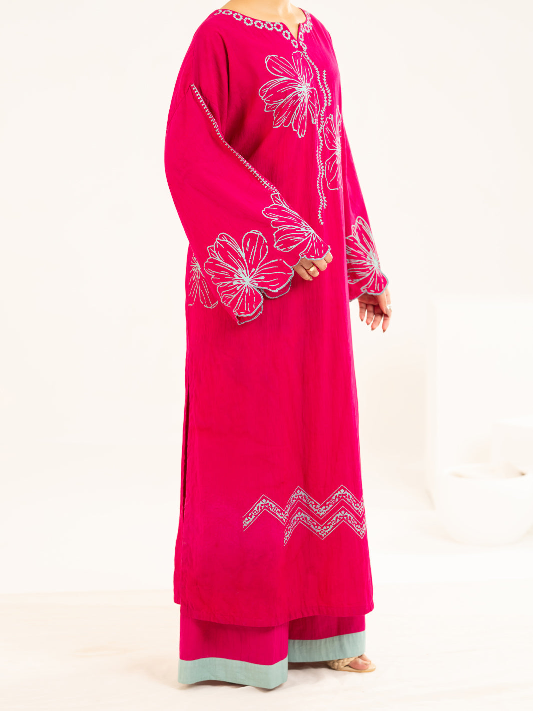 Fuchsia Lawn Stitched 2Pc - AL-2PS-LKS-1145