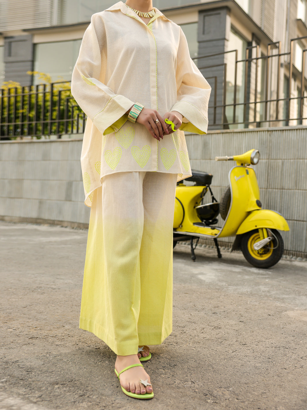 Off White Dobby 2Pc Stitched - AL-2PS-LKS-1148