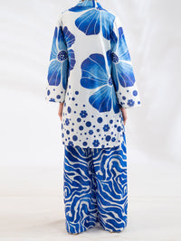 Blue Lawn Stitched 2Pc - AL-2PS-LKS-1151