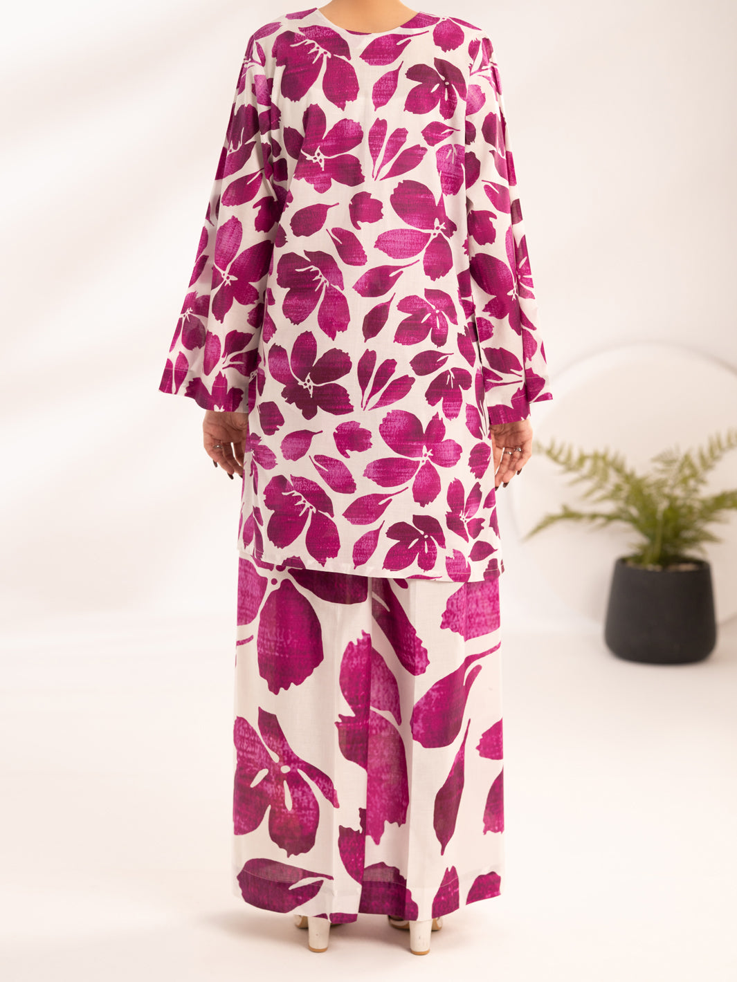 Purple Lawn 2Pc Stitched - AL-2PS-LKS-1153