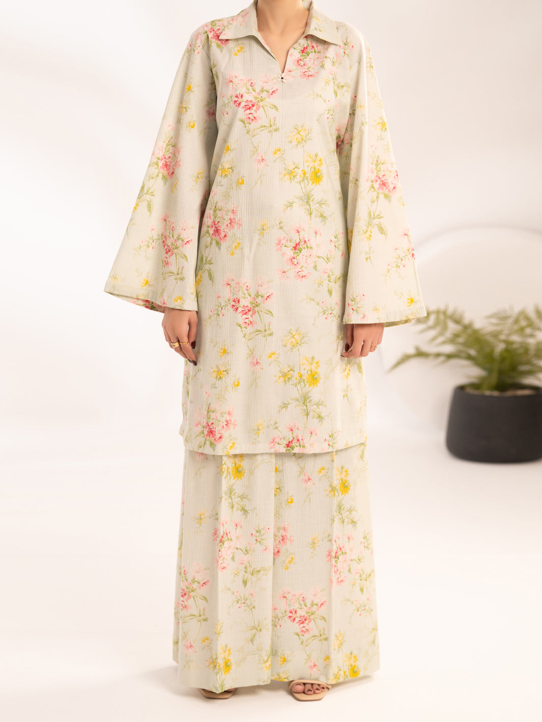 Brown Cotton Dobby 2Pc Stitched - AL-2PS-LKS-1156