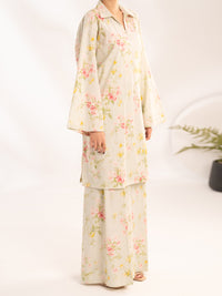 Brown Cotton Dobby 2Pc Stitched - AL-2PS-LKS-1156