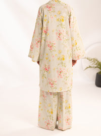 Brown Cotton Dobby 2Pc Stitched - AL-2PS-LKS-1156