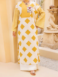 White Lawn 2Pc Stitched - AL-2PS-LKS-1162