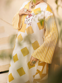 White Lawn 2Pc Stitched - AL-2PS-LKS-1162