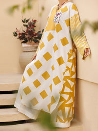 White Lawn 2Pc Stitched - AL-2PS-LKS-1162