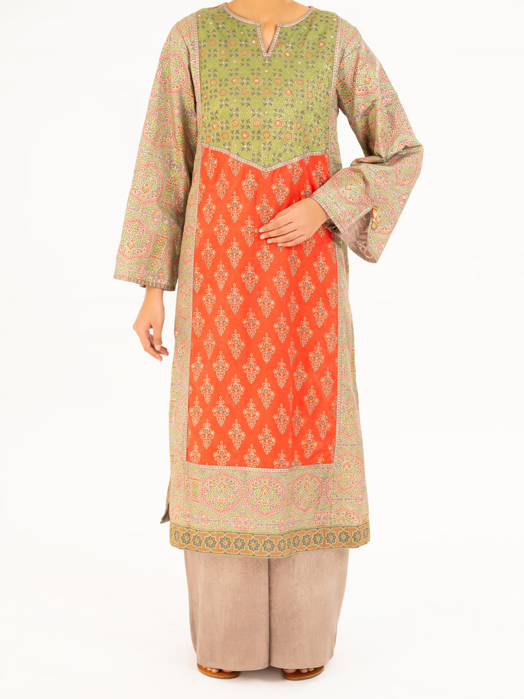 Skin Velvet Formal 2Pc Stitched - AL-LS-LKS-554