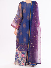 Purple Mesuri Formal 3Pc Stitched - AL-3PS-LS-572