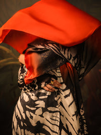 Black Silk Formal 3Pc Stitched - AL-3PS-SS-LS-582