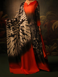 Black Silk Formal 3Pc Stitched - AL-3PS-SS-LS-582