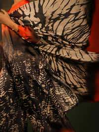 Black Silk Formal 3Pc Stitched - AL-3PS-SS-LS-582