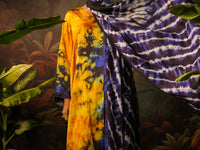 Blue Silk Formal 3Pc Stitched - AL-3PS-SS-LS-584