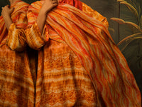 Mustard Silk Formal 3Pc Stitched - AL-3PS-SS-LS-586