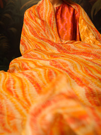 Mustard Silk Formal 3Pc Stitched - AL-3PS-SS-LS-586