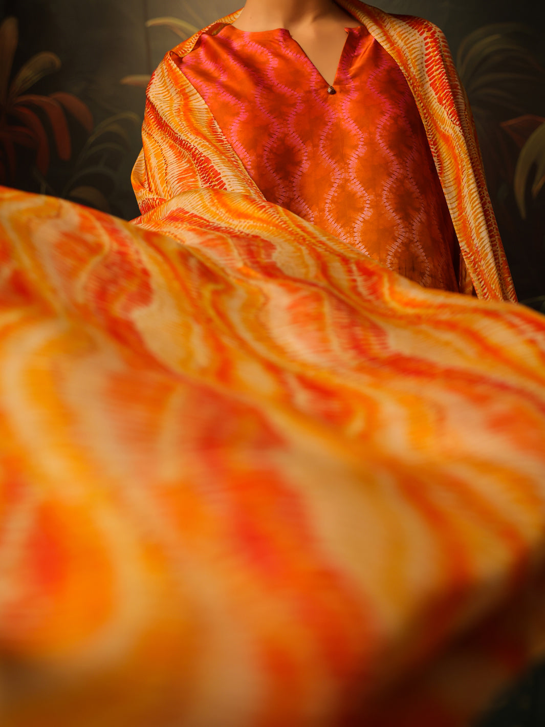 Mustard Silk Formal 3Pc Stitched - AL-3PS-SS-LS-586