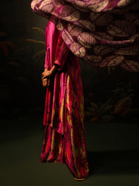 Purple Silk Formal 3Pc Stitched - AL-3PS-SS-LS-587