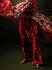 Purple Silk Formal 3Pc Stitched - AL-3PS-SS-LS-587