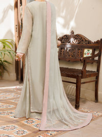 Pistachio Green Formal Stitched 3Pc - AL-3PS-LS-626