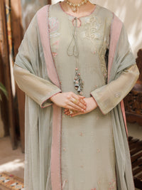 Pistachio Green Formal Stitched 3Pc - AL-3PS-LS-626
