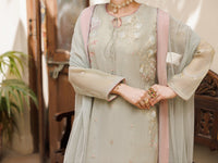 Pistachio Green Formal Stitched 3Pc - AL-3PS-LS-626
