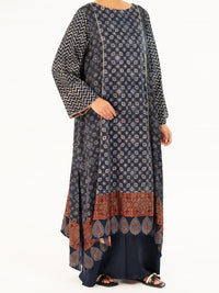 Blue Velvet Formal 2Pc Stitched - AL-LS-LKS-553