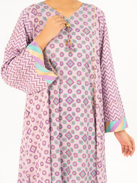 Purple Velvet Formal 2Pc Stitched - AL-LS-LKS-555