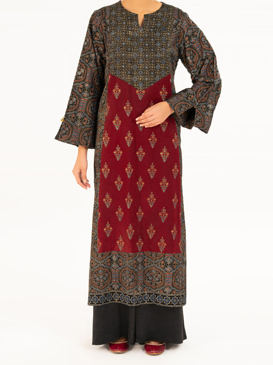 Black Velvet Formal 2Pc Stitched - AL-LS-LKS-556