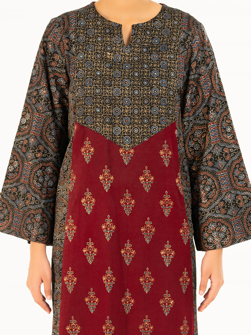 Black Velvet Formal 2Pc Stitched - AL-LS-LKS-556