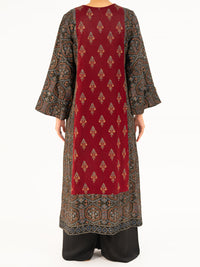 Black Velvet Formal 2Pc Stitched - AL-LS-LKS-556