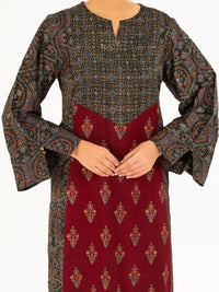 Black Velvet Formal 2Pc Stitched - AL-LS-LKS-556