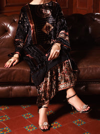 Multicolor Palachi Formal 2Pc Stitched - AL-LS-LKS-558