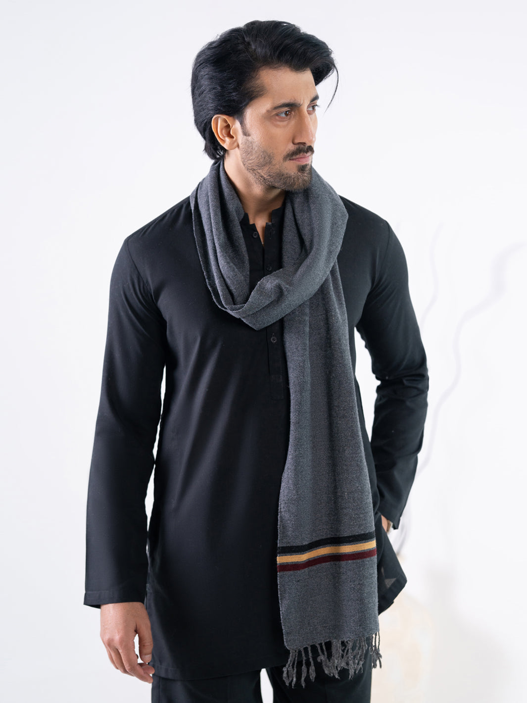 Grey Muffler - AL-MFLR-011